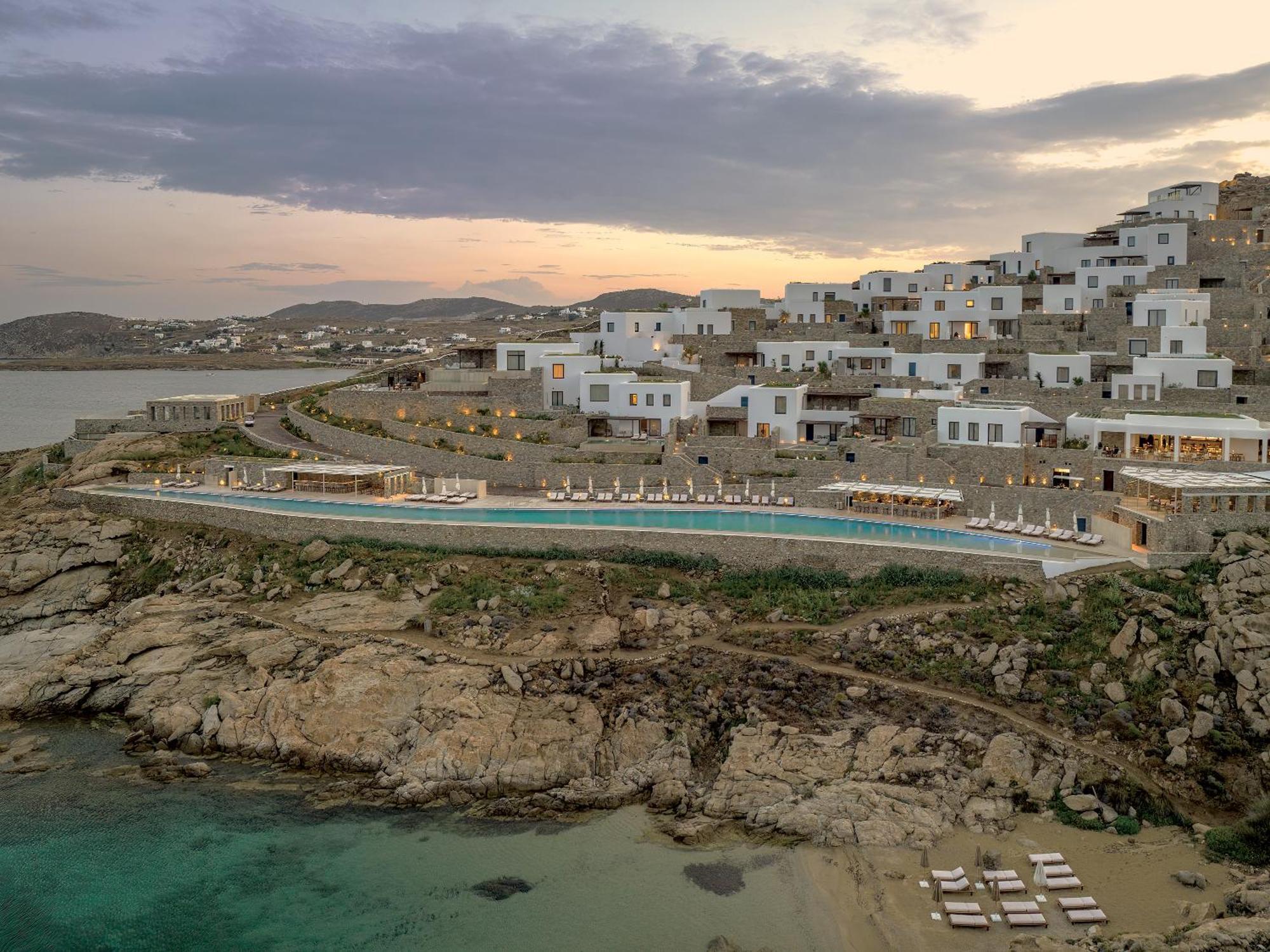 Cali Mykonos Hotel Kalafatis Bagian luar foto