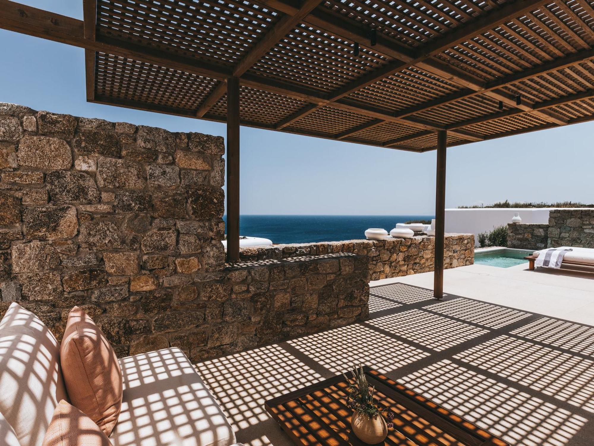 Cali Mykonos Hotel Kalafatis Bagian luar foto