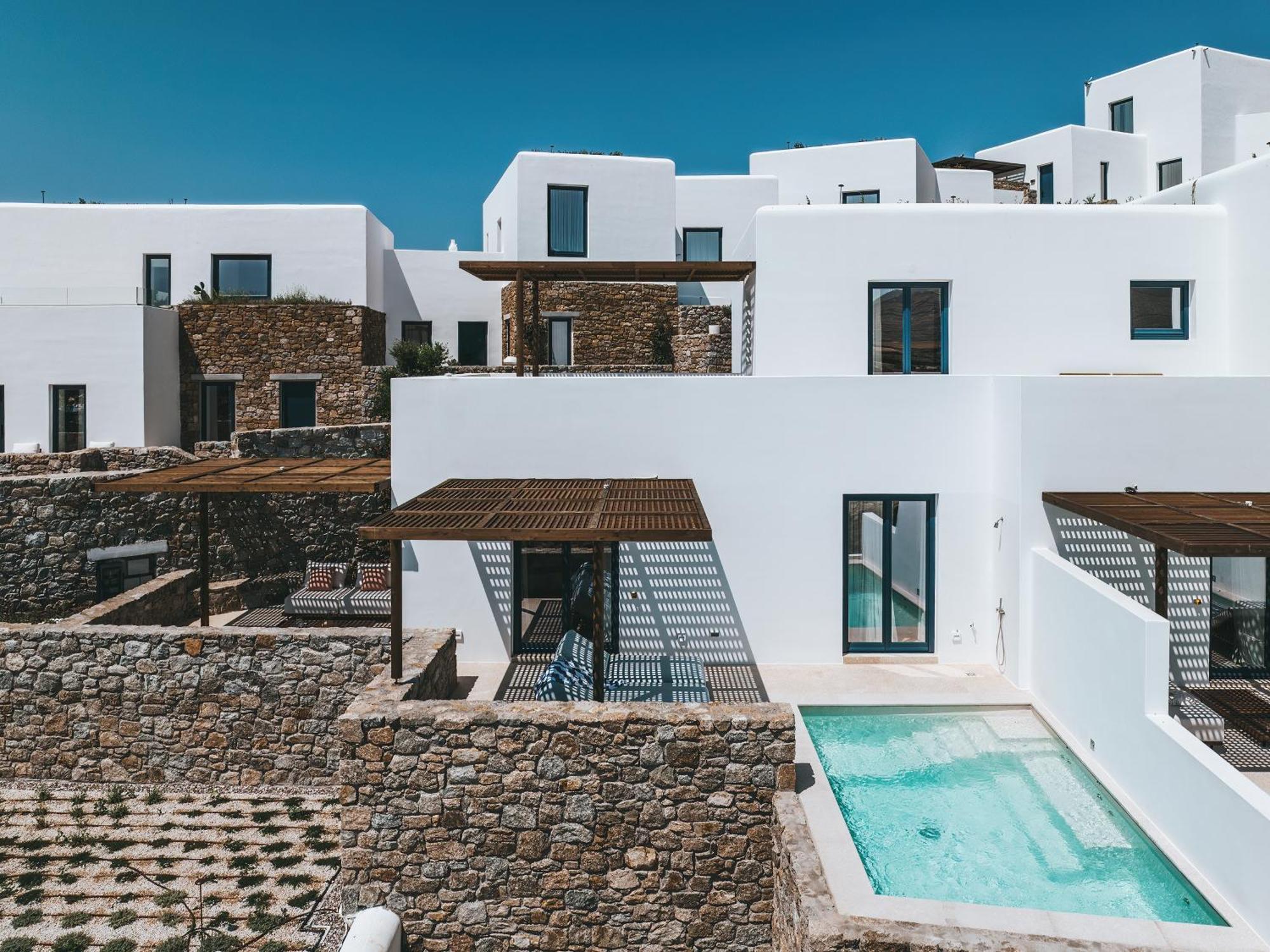 Cali Mykonos Hotel Kalafatis Bagian luar foto