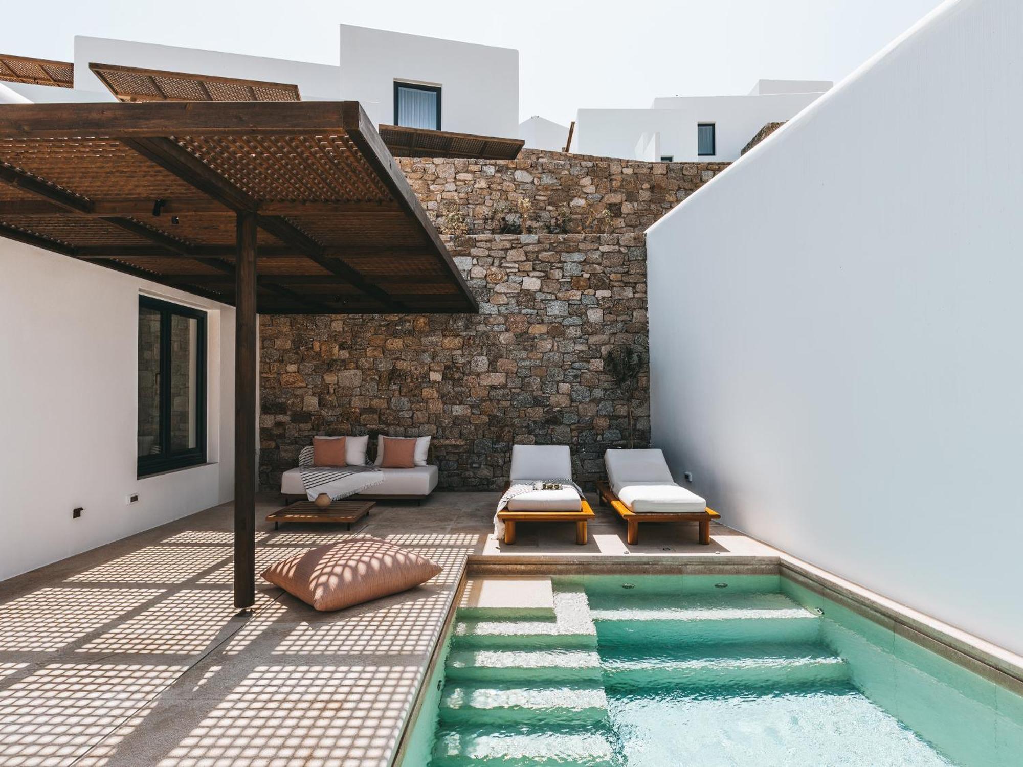 Cali Mykonos Hotel Kalafatis Bagian luar foto