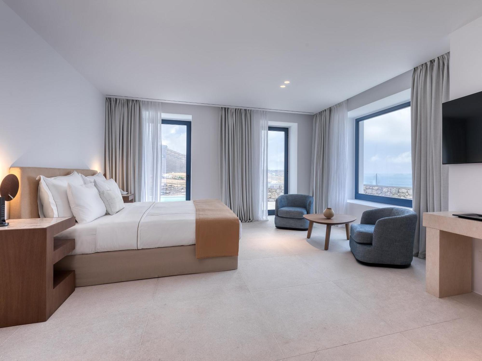 Cali Mykonos Hotel Kalafatis Bagian luar foto
