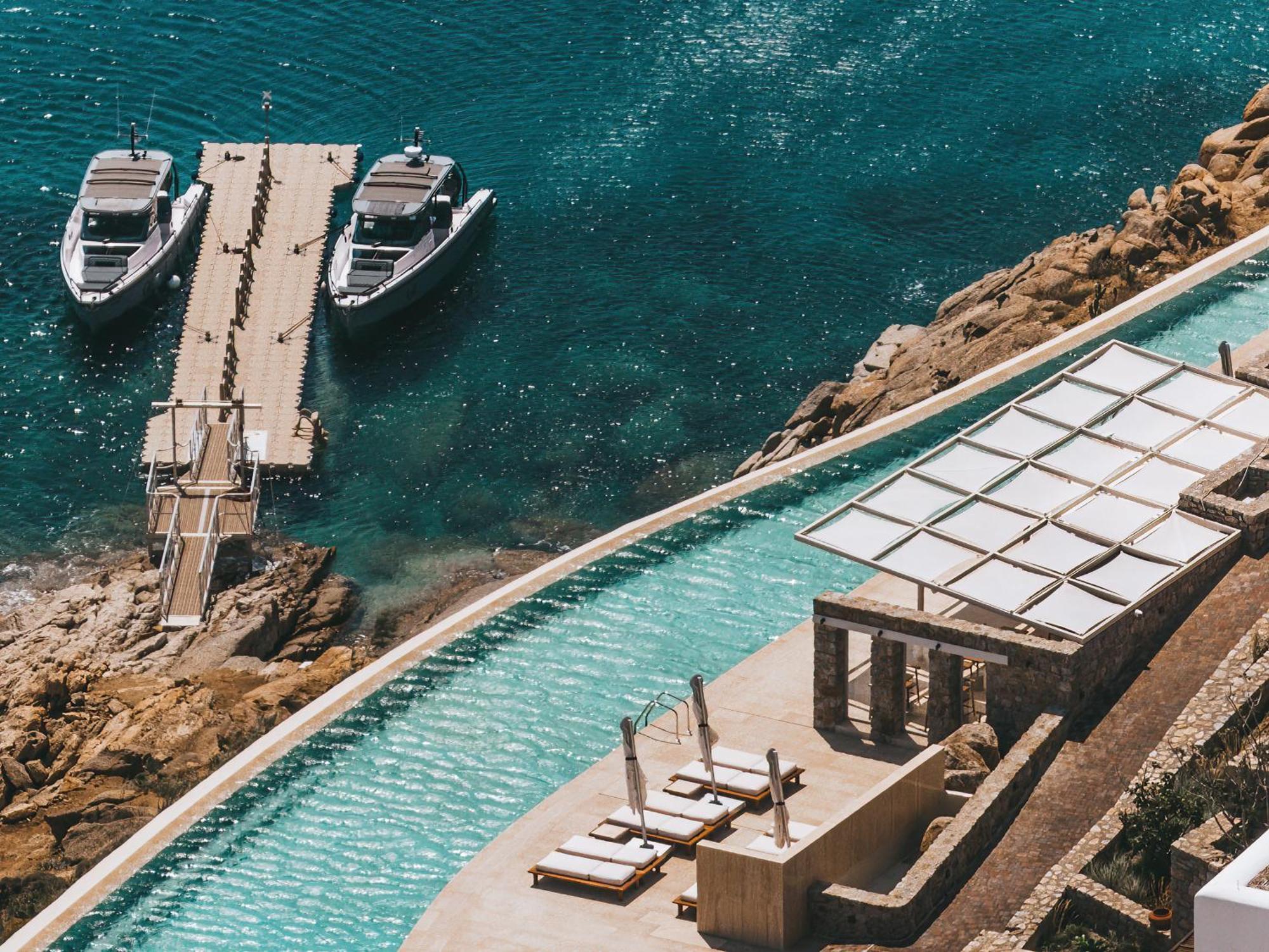 Cali Mykonos Hotel Kalafatis Bagian luar foto