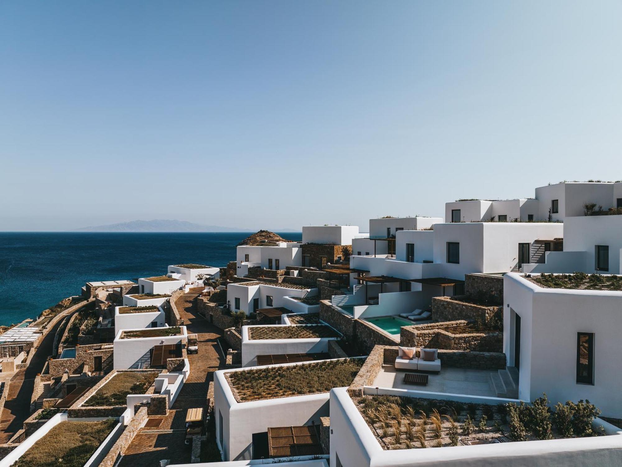 Cali Mykonos Hotel Kalafatis Bagian luar foto