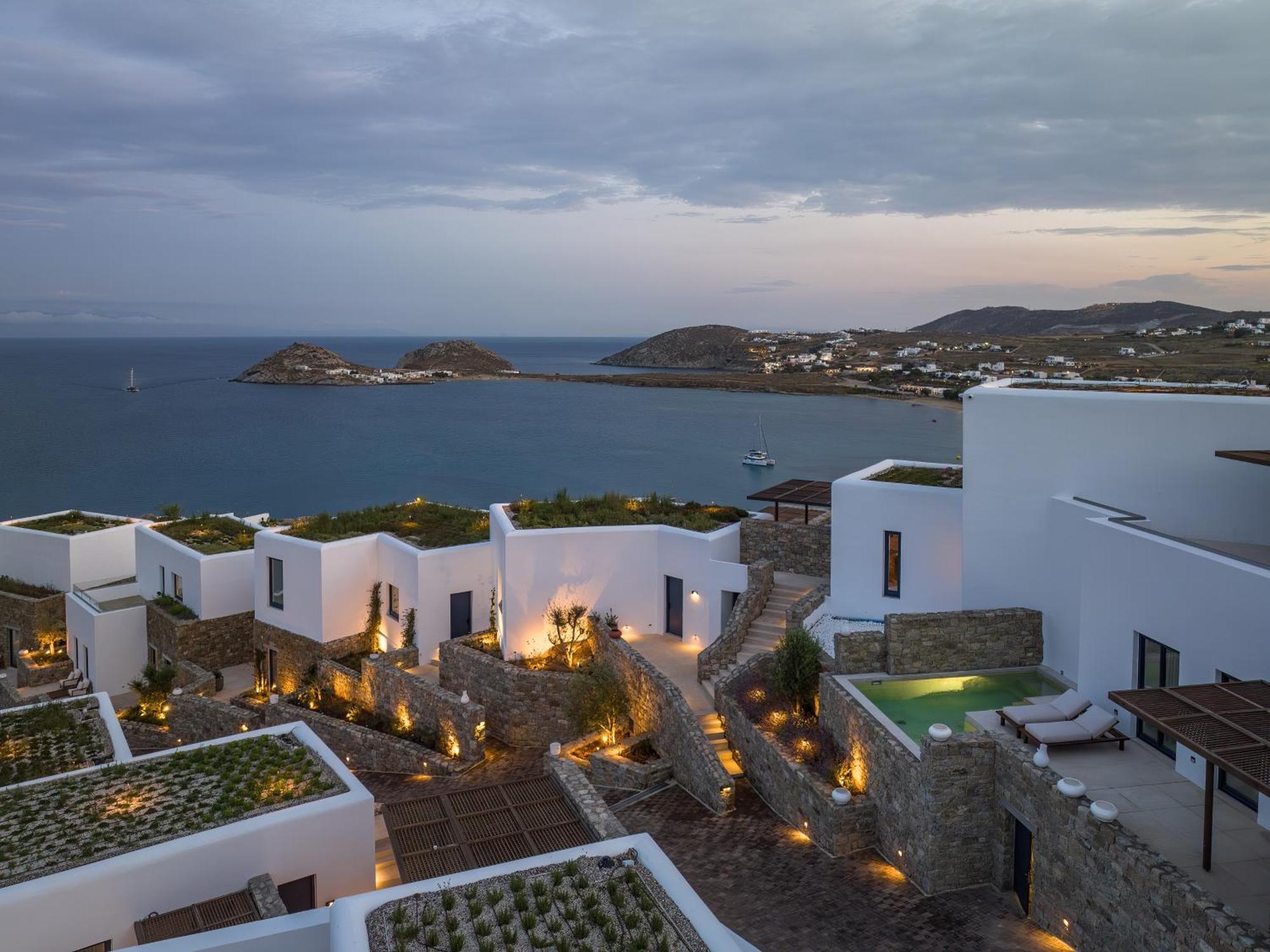 Cali Mykonos Hotel Kalafatis Bagian luar foto