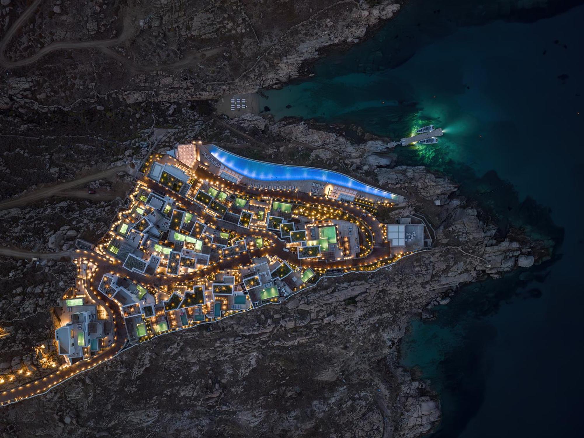 Cali Mykonos Hotel Kalafatis Bagian luar foto