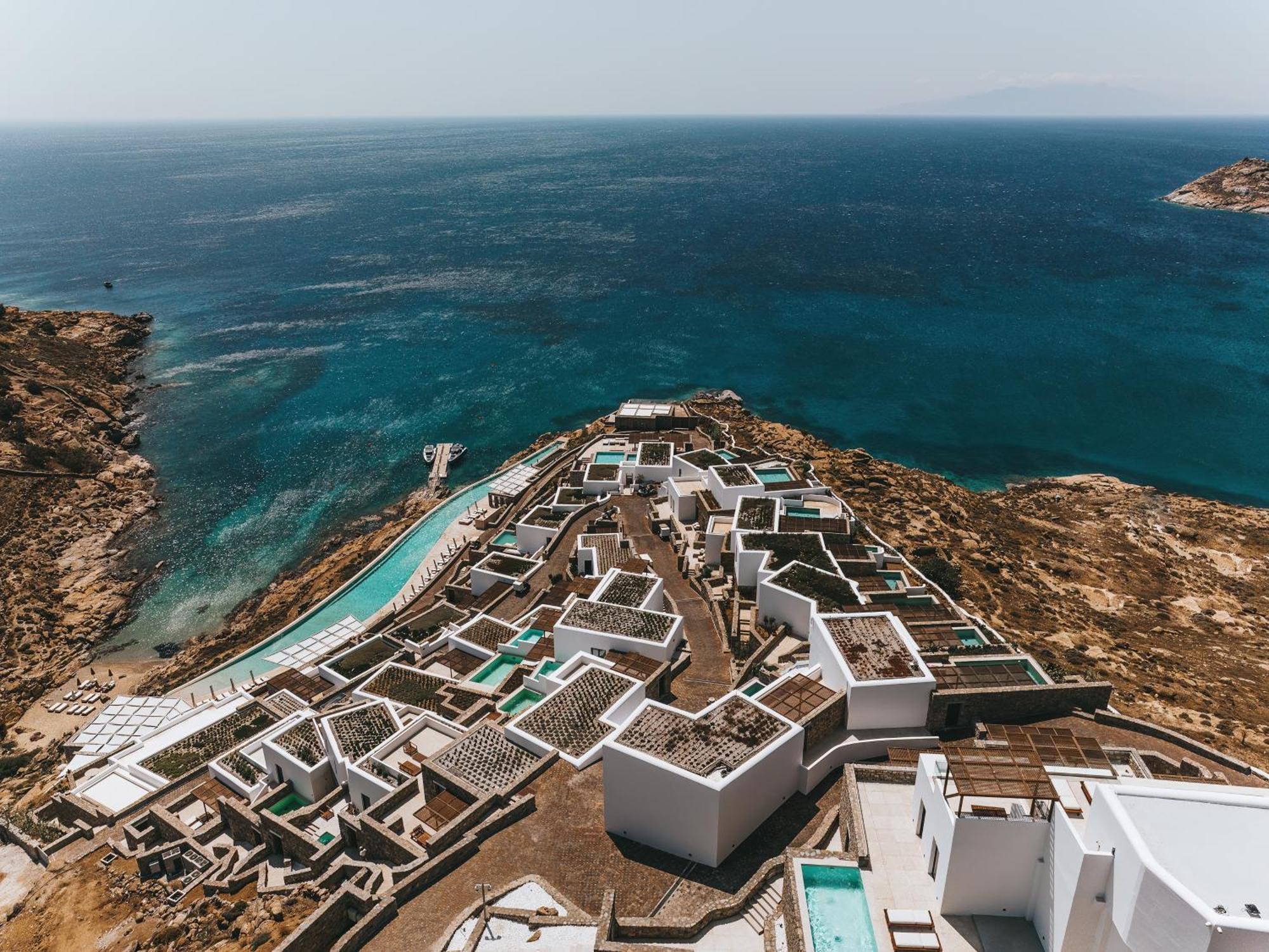 Cali Mykonos Hotel Kalafatis Bagian luar foto