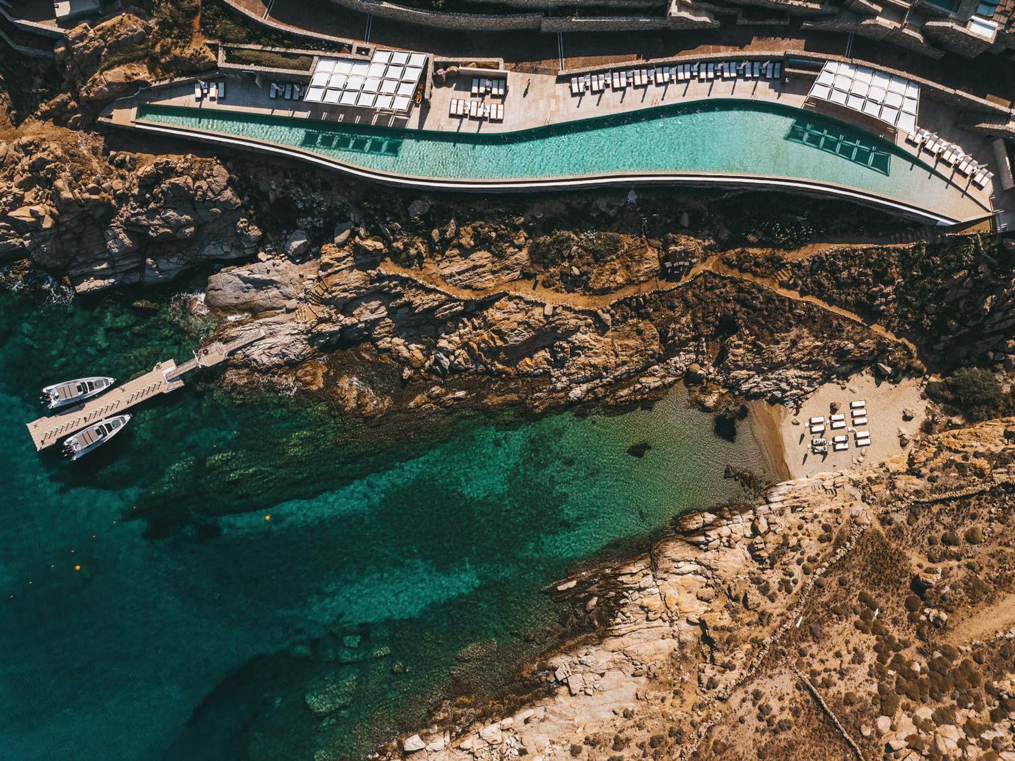 Cali Mykonos Hotel Kalafatis Bagian luar foto