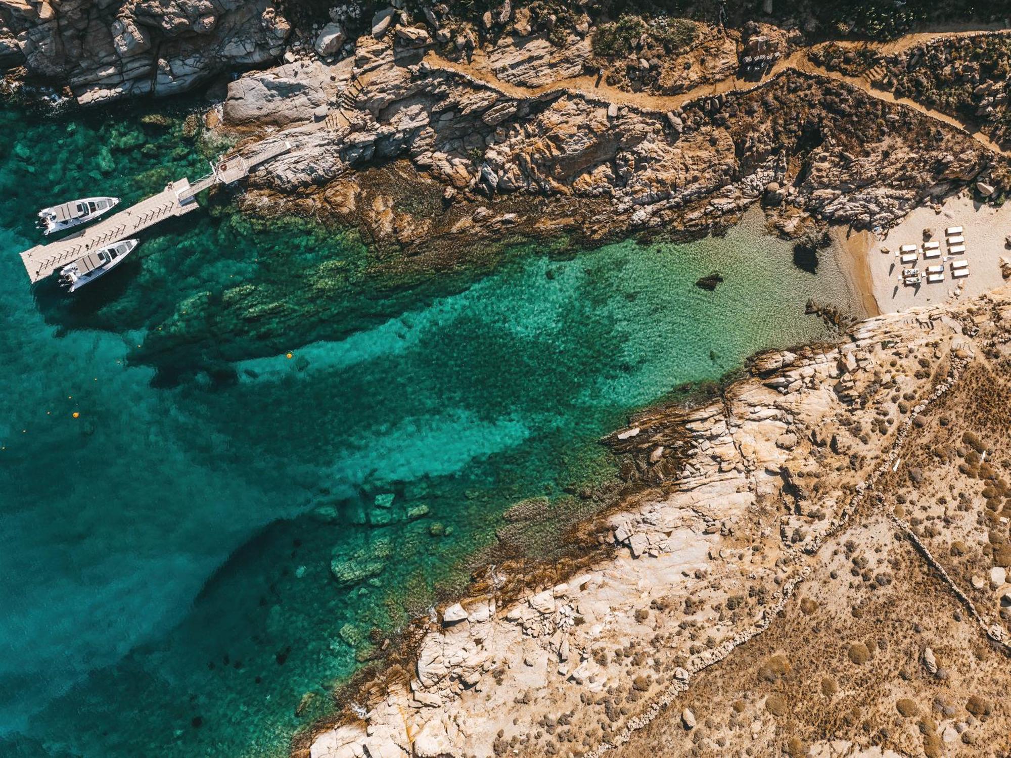 Cali Mykonos Hotel Kalafatis Bagian luar foto