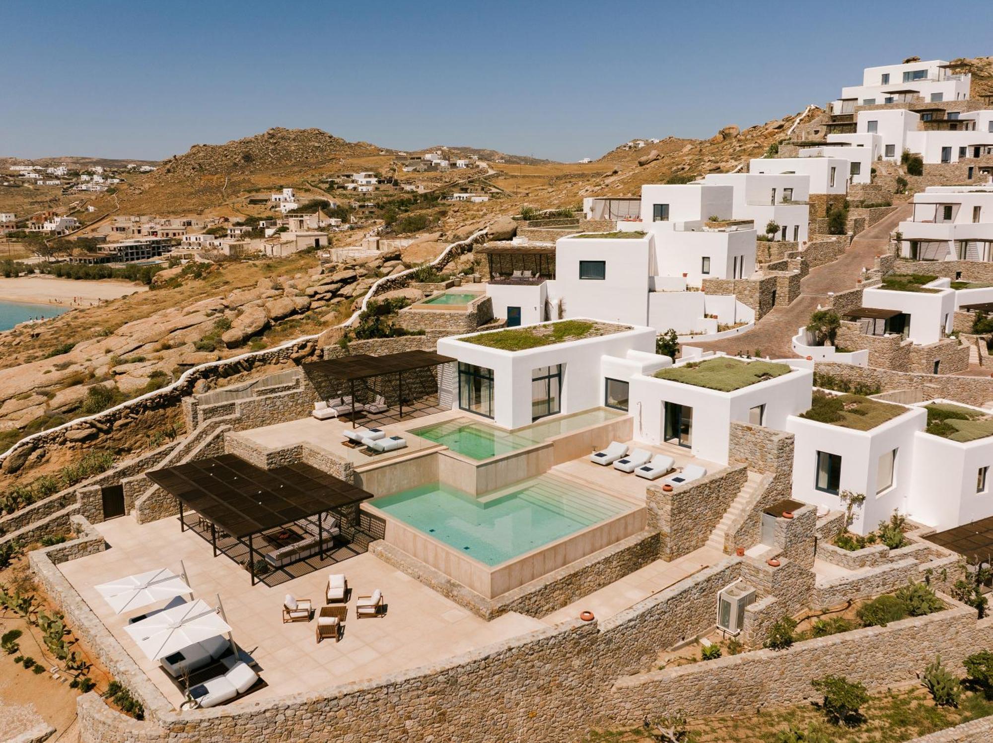 Cali Mykonos Hotel Kalafatis Bagian luar foto