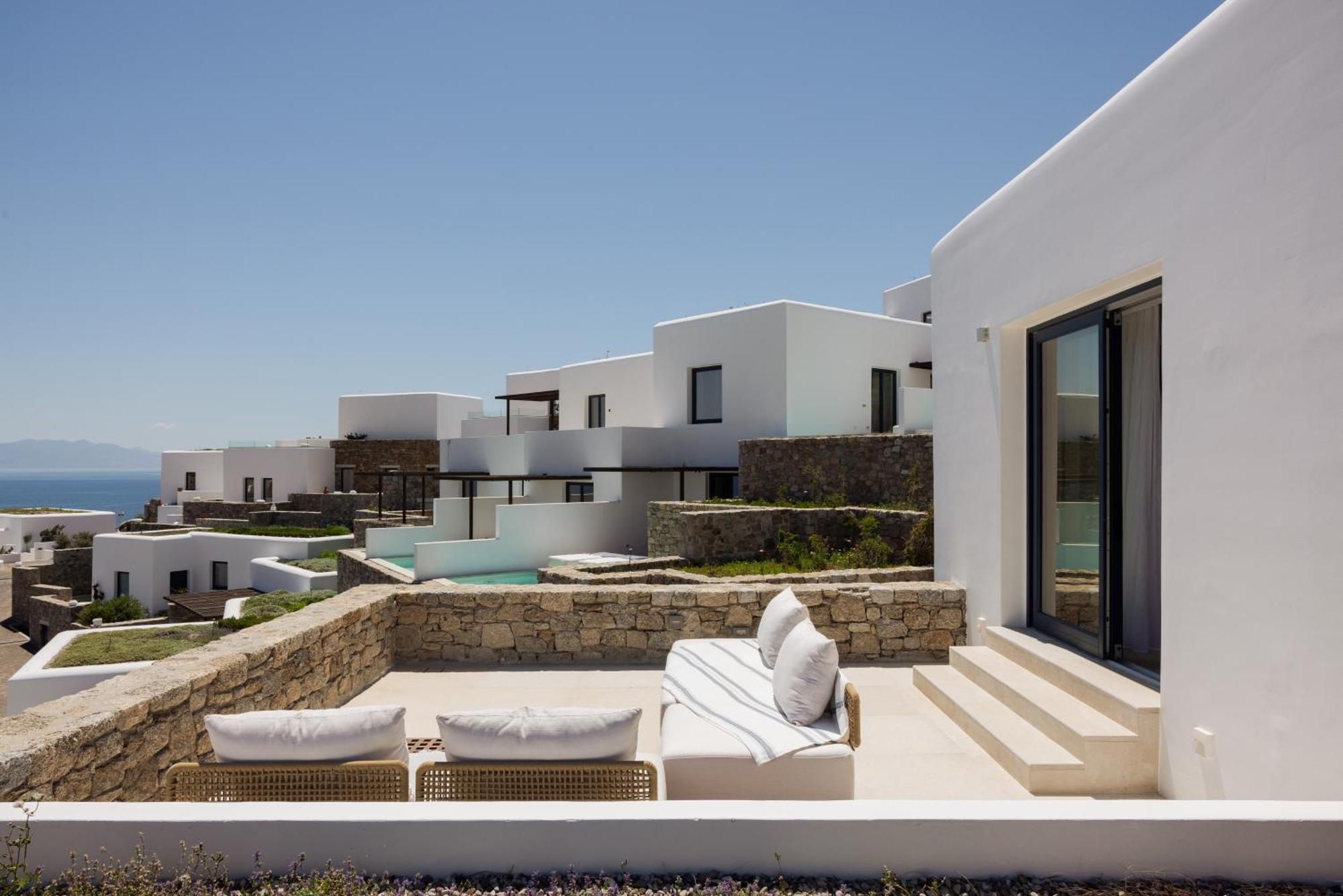 Cali Mykonos Hotel Kalafatis Bagian luar foto